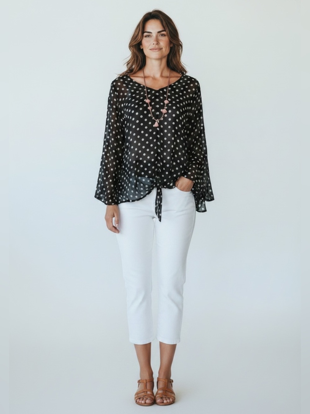 Coco Bianco ladies blouse. Size medium